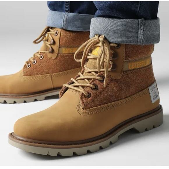 NEW CAT Caterpillar Colorado 2.0 Harris Tweed Boots Leather Wmns 6.5 / Mens 4.5 main image 6